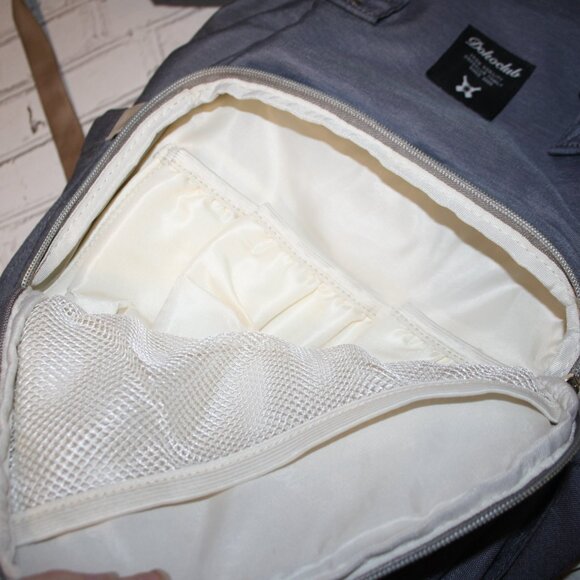 🤍🍼 Dokoclub Diaper Bag · Gray + Cream - Picture 2 of 6